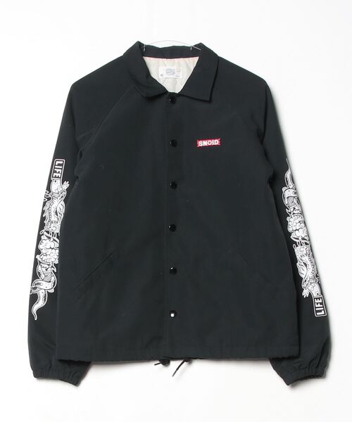 【SNOID】スノイド コーチジャケット ブラック【XL】 SNOID スノイド 