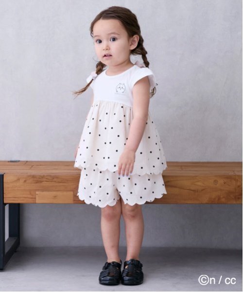 パンツ 「ちいかわ」刺しゅうキュロット キッズ 子供服 女の子 | petit main