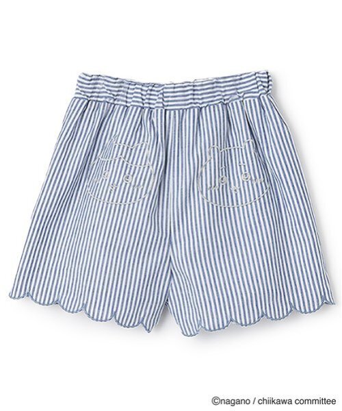 パンツ 「ちいかわ」刺しゅうキュロット キッズ 子供服 女の子 | petit main | 09
