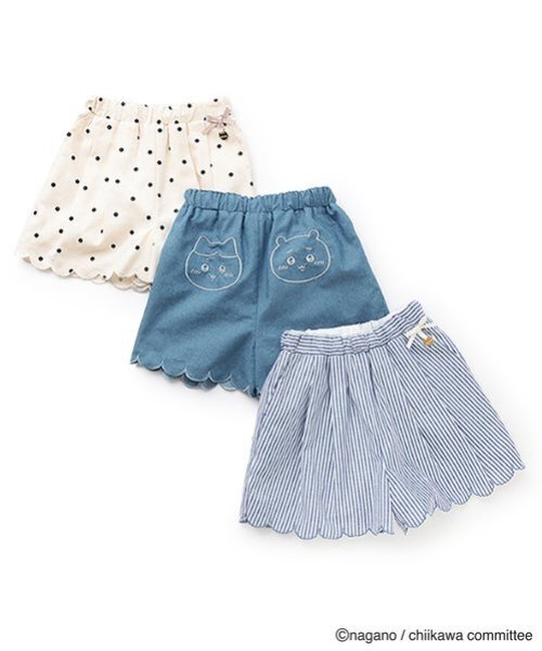 パンツ 「ちいかわ」刺しゅうキュロット キッズ 子供服 女の子 | petit main | 19