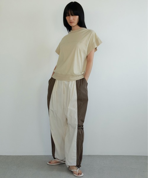 anuke パンツ Bicolor Parachute Pants レディース : ZOZOTOWN
