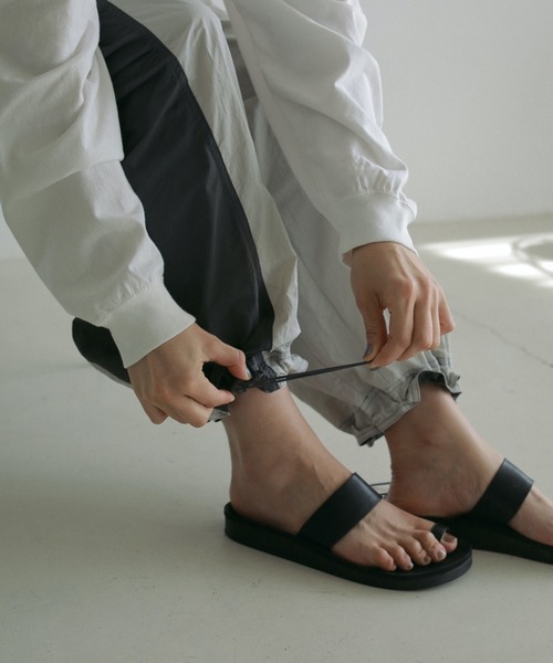 anuke パンツ Bicolor Parachute Pants レディース : ZOZOTOWN