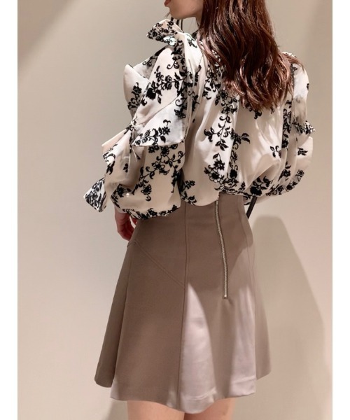 SNIDEL 「SNIDEL」 長袖ブラウス ONE SIZE ネイビー レディース