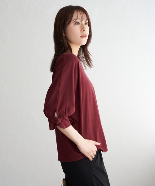 ikka（イッカ） tシャツ 「接触冷感」冷感ツイストドルマンプル