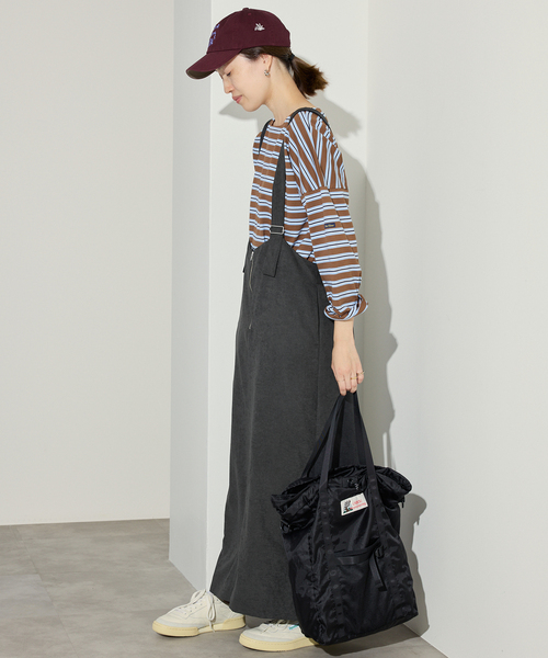 SLOBE IENA ワンピース アイラインフロントジップジャンパー
