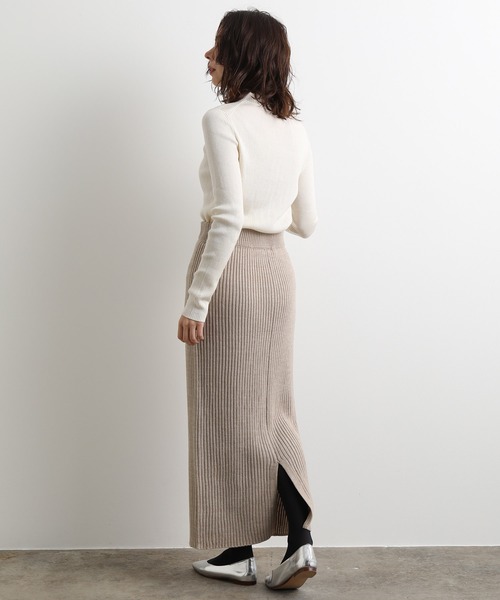 「Adam et Rope' Le Magasin」 ニットスカート FREE ネイビー レディース_画像2