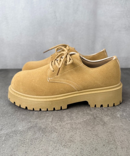 CALIFORNIA OUTFITTERS ブーツ 6D9 厚底ソール スエードライク ワーク