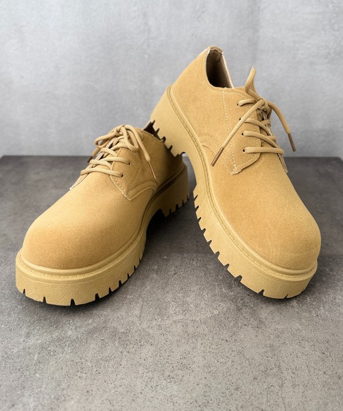 CALIFORNIA OUTFITTERS ブーツ 6D9 厚底ソール スエードライク ワーク