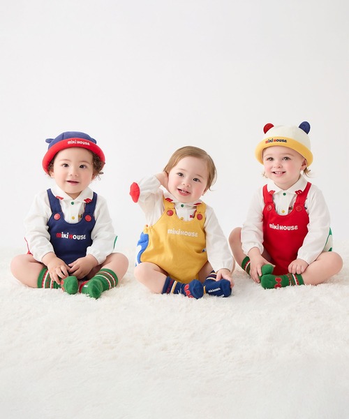 MIKI HOUSE（ミキハウス） ブラウス シャツ ロゴ長袖ブラウス キッズ