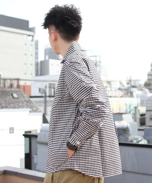 Danton 「DANTON」 長袖シャツ 40 ブラック メンズ : ZOZOTOWN
