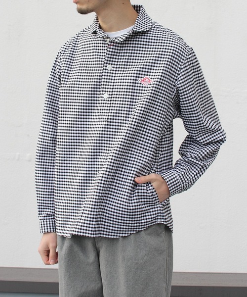 DANTON リネン長袖シャツ サイズ40 楽天市場】DANTON ダントン 長袖 リネン バンドカラー シャツ