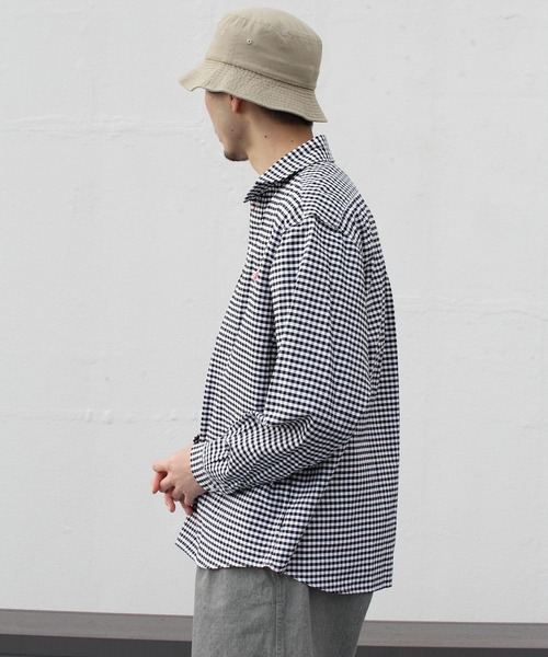 DANTON チェック柄 長袖シャツ サイズ40 Danton 「DANTON」 長袖シャツ 40 ブラック メンズ : ZOZOTOWN
