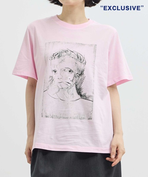 tシャツ 「AKIRANAKA/アキラナカ」EX.Graphic Art Tee A/別注グラフィックアートTシャツ レディース