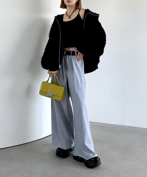 ゆき　セオリー♡ジャケット　パンツ　TRACE WIDE PIN SOMETHING 裾上げ無料 サムシング タイトストレート デニム