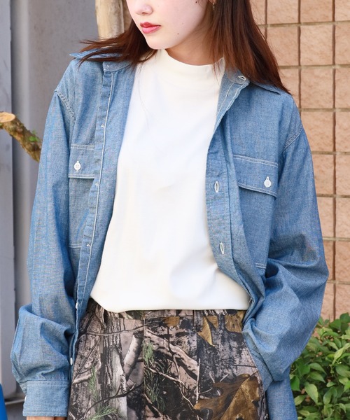 orSlow シャツ orSlow/オアスロウ CHAMBRAY WORK SHIRT メンズ