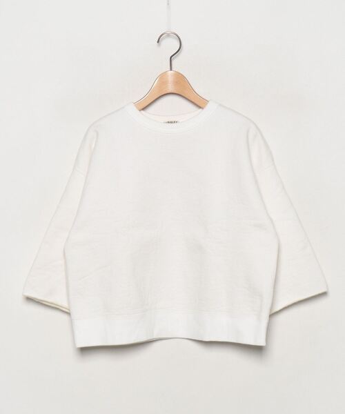 【AURALEE】カットソー（七分袖） AURALEE 「AURALEE」 7分袖カットソー 1 ブラック レディース