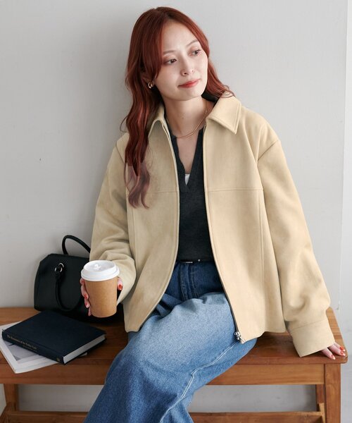 ディスコート コート アウター オーバーサイズ ジャケット スウェード ディスコート コート アウター オーバーサイズ ジャケット