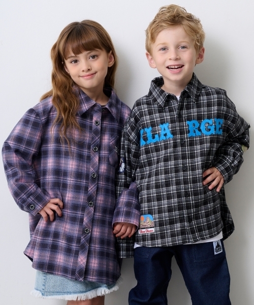 XLARGE KIDS（エクストララージ キッズ） ブラウス シャツ パッチロゴ