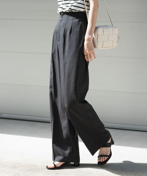 「SENSE OF PLACE by URBAN RESEARCH」 パンツ MEDIUM ベージュ レディース_画像2