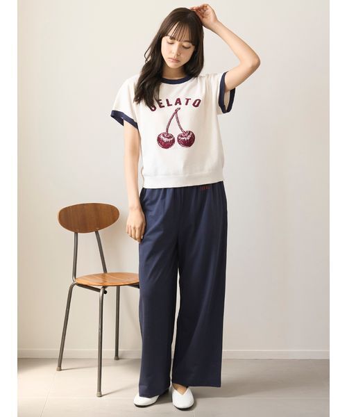 【11/17までお値下】GELATO PIQUE ルームウェア 新品未使用 ベーシックジェラートプルオーバー（ルームウェア/パジャマ