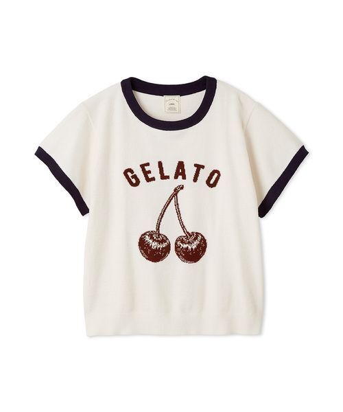 パジャマ ルームウェア エアリーモコモチーフジャガードリンガープルオーバー レディース | gelato pique | 20