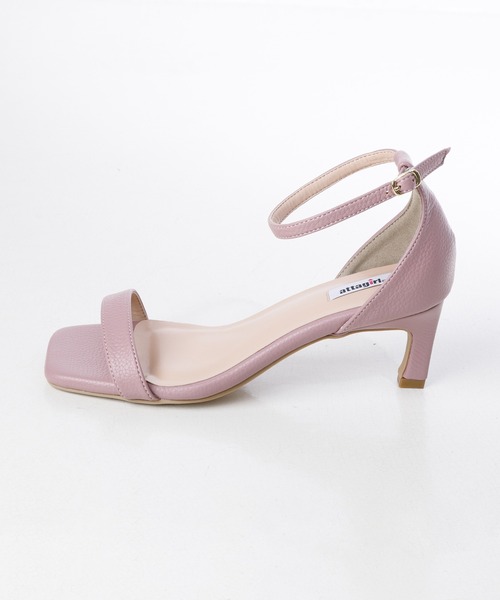 「attagirl」 ヒールサンダル LL ピンク レディース_画像8