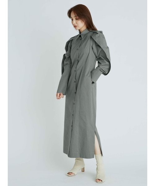 FRAY I.D（フレイ・アイディー） シャツワンピース 0 ベージュ