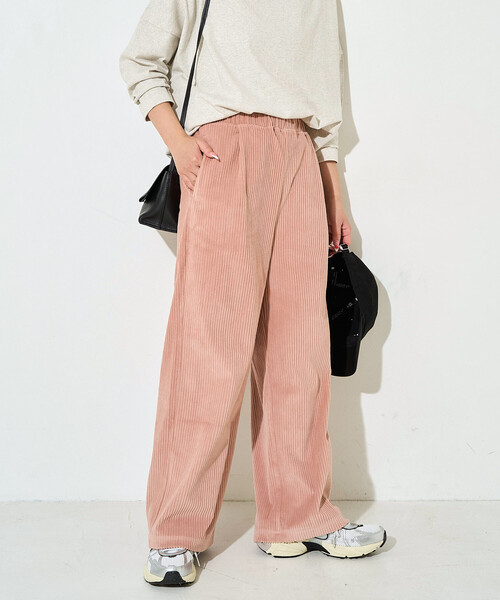パンツ 限定展開　カット コーデュロイ パンツ レディース | FREAK'S STORE | 23