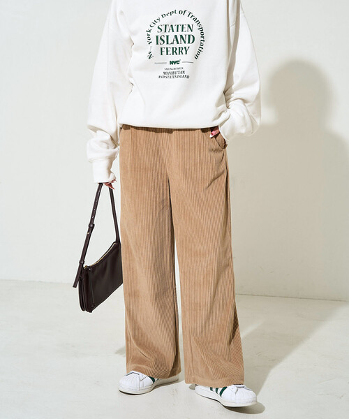 パンツ 限定展開　カット コーデュロイ パンツ レディース | FREAK'S STORE | 17