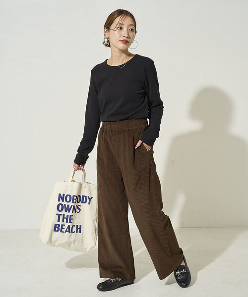 パンツ 限定展開　カット コーデュロイ パンツ レディース | FREAK'S STORE | 12