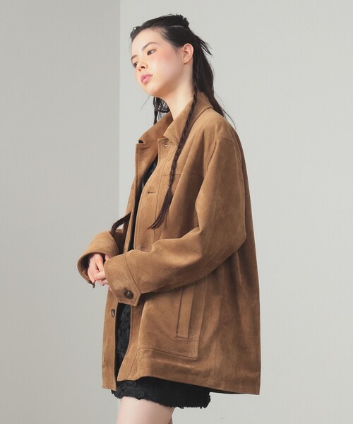 Ray BEAMS（レイ ビームス） コート アウター フェイク スエード