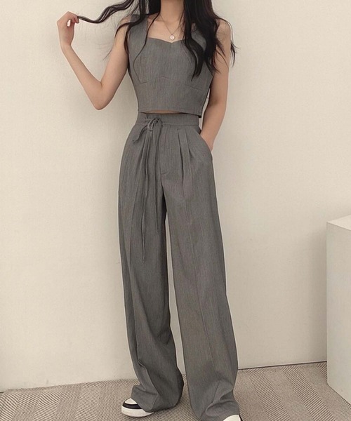 「Girly Doll」 「Doula Doula」セットアップ FREE グレー レディース_画像8