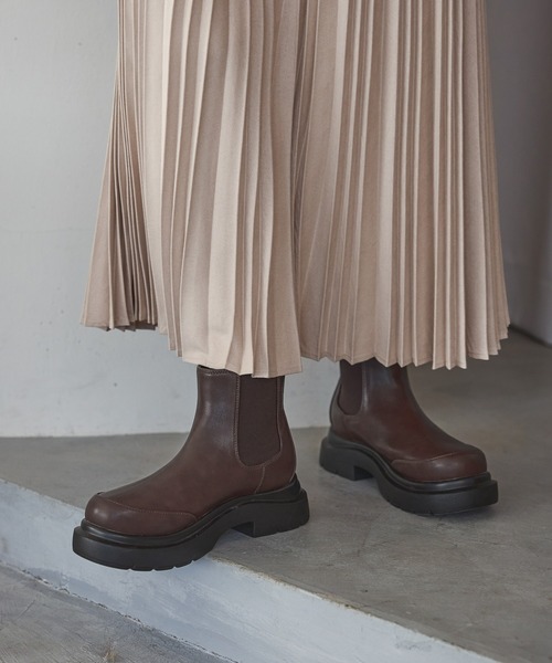 niko and…（ニコアンド） ブーツ オリジナルサイドゴアブーツ