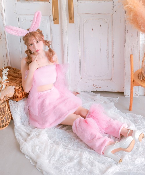 Tika（ティカ） コスプレ コスプレ かわいい バニー もこもこ ドット