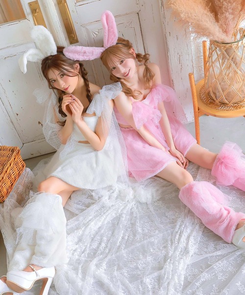 Tika（ティカ） コスプレ コスプレ かわいい バニー もこもこ ドット