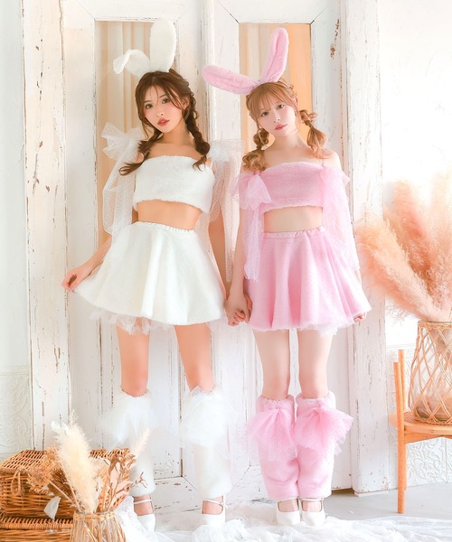 Tika（ティカ） コスプレ コスプレ かわいい バニー もこもこ ドット
