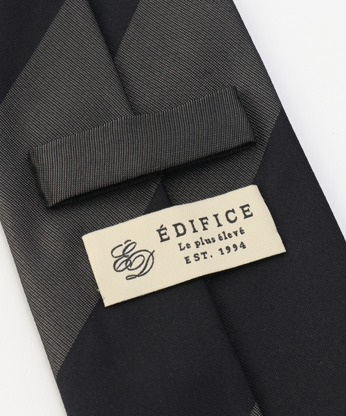 【美品】EDIFICE/ネクタイ黒系×3/39,600円(税込) EDIFICE（エディフィス） ネクタイ PB ツイルソリッドタイ : ZOZOTOWN