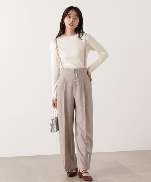 プロポーション   シアーディテールリブニット　新品！ PROPORTION BODY DRESSING（プロポーションボディドレッシング）の
