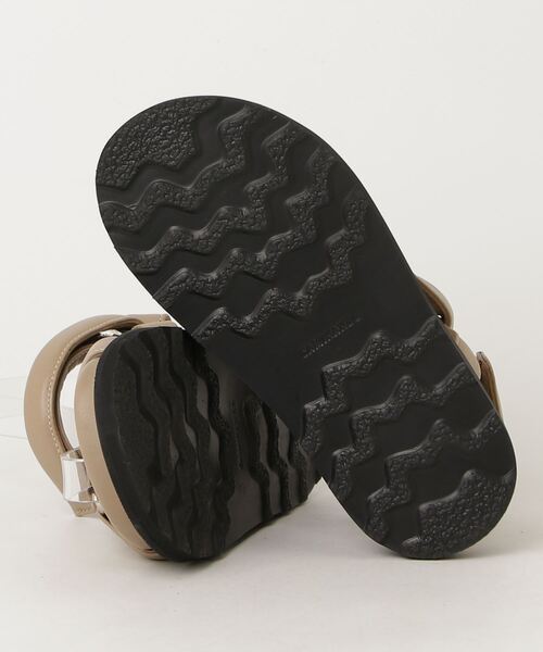 「CAMINANDO」 フラットサンダル 6 ベージュ レディース_画像3