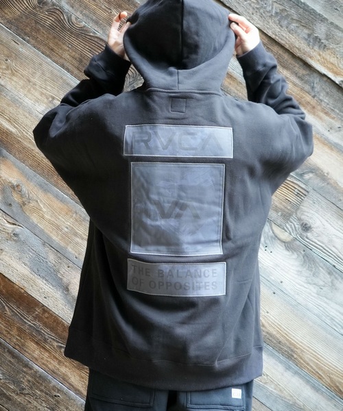 パーカー RVCA メンズ THREE BOX RVCA HD パーカー 「2025年秋冬モデル」 @autumn/ルーカプルオーバーパーカー・フーデ