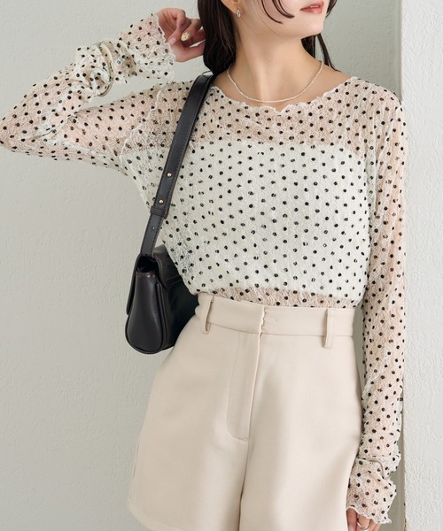 mystic（ミスティック） tシャツ 「レイヤードスタイルに！」ドット