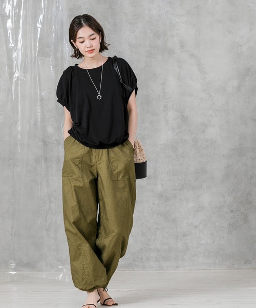 「Gready Brilliant」 「AuieF」半袖カットソー 38 ブラック レディース_画像2