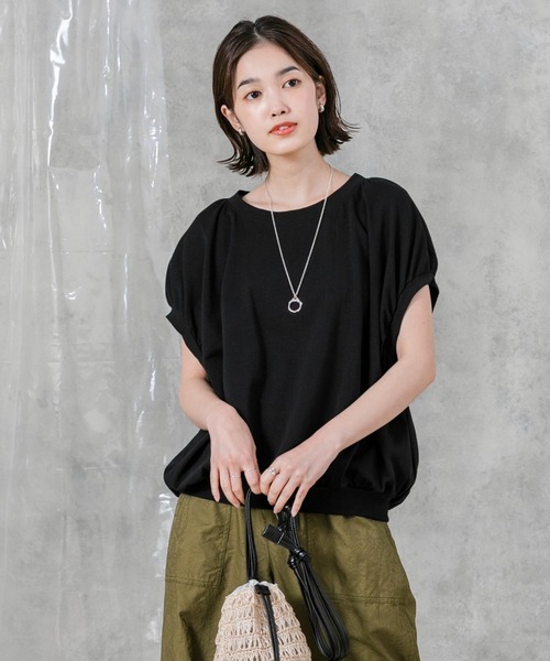 「Gready Brilliant」 「AuieF」半袖カットソー 38 ブラック レディース_画像6