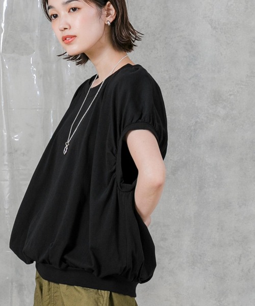 「Gready Brilliant」 「AuieF」半袖カットソー 38 ブラック レディース_画像7