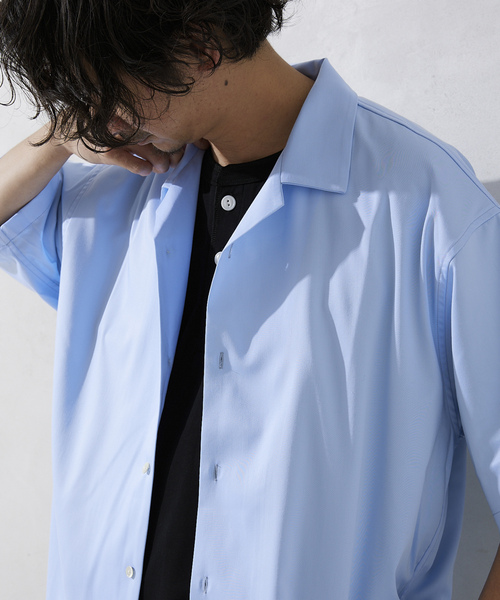 「JOURNAL STANDARD relume」 半袖シャツ LARGE ベージュ メンズ_画像2