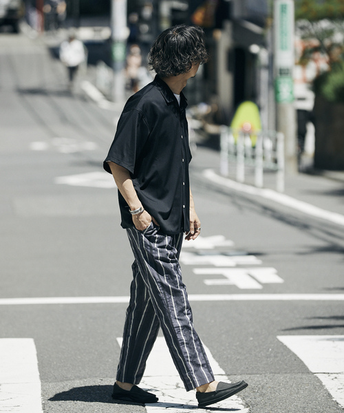 「JOURNAL STANDARD relume」 半袖シャツ LARGE ベージュ メンズ_画像5