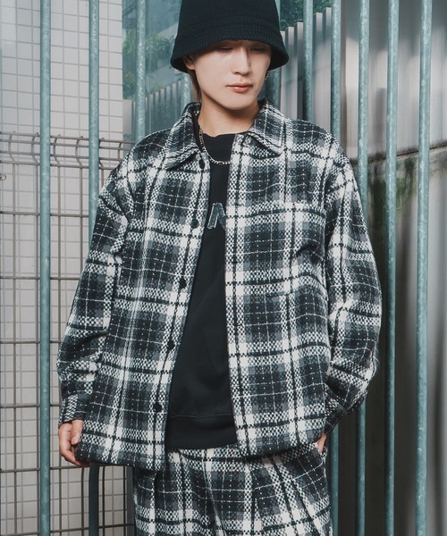 improves（インプローブス） カバーオール ビッグシルエット チェック