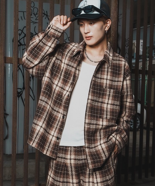 improves（インプローブス） カバーオール ビッグシルエット チェック