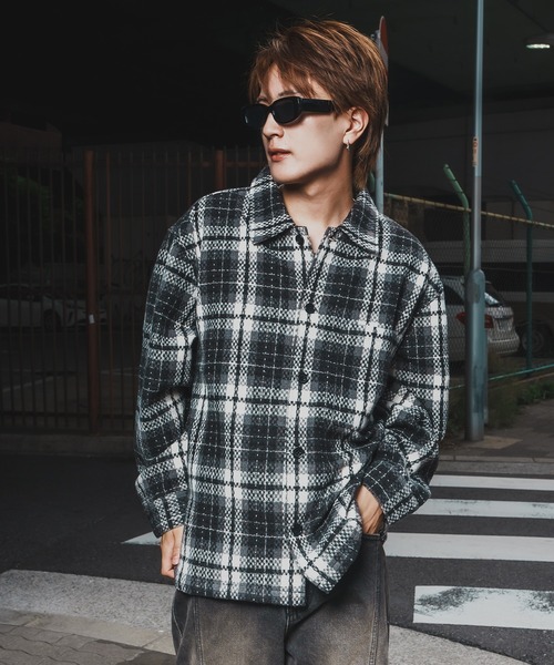 improves（インプローブス） カバーオール ビッグシルエット チェック