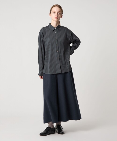 ＜Steven Alan＞ ストライプ レギュラーカラー シャツ -LOOSE STEVEN ALAN ブラウス シャツ 「Steven Alan」ストライプ レギュラー